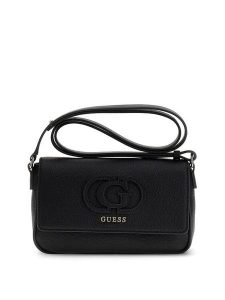 Guess Torebka 181013 Czarny. Czarne torebki klasyczne Guess, z aplikacjami, bez dodatków. Za 609,99 zł.