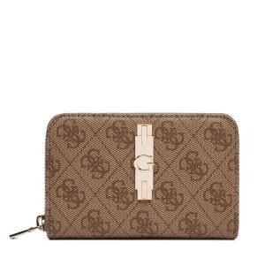 Portfel Guess. Brązowe portfele Guess, z aplikacjami. Za 264,99 zł.