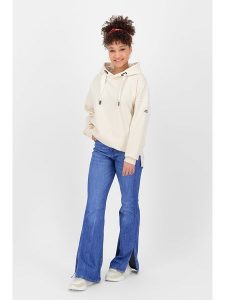 Alife and kickin Bluza "Jessica" w kolorze kremowym rozmiar: S. Brązowe bluzy Alife and Kickin, s, bez wzorów, z bawełny, z kapturem. Za 79,03 zł.