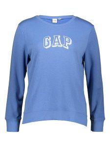 GAP Bluza w kolorze niebieskim rozmiar: XL. Niebieskie bluzy GAP, xl, bez wzorów, bez kaptura. Za 109,78 zł.