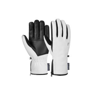 Rękawice narciarskie Reusch Tiffany R-TEX XT. Białe rękawiczki REUSCH, bez wzorów. Za 426,00 zł.