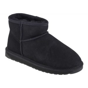 Buty Emu Australia Stinger Micro W10937-BLAK czarne. Czarne buty zimowe z gumy, bez obcasa, bez zapięcia. Za 770,37 zł.