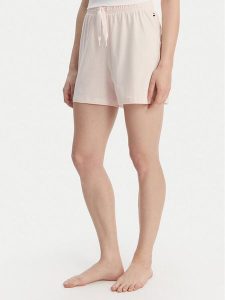 BOSS Szorty piżamowe 50515606 Różowy Regular Fit. Czerwone szorty Boss, bez wzorów, z bawełny. Za 189,99 zł.