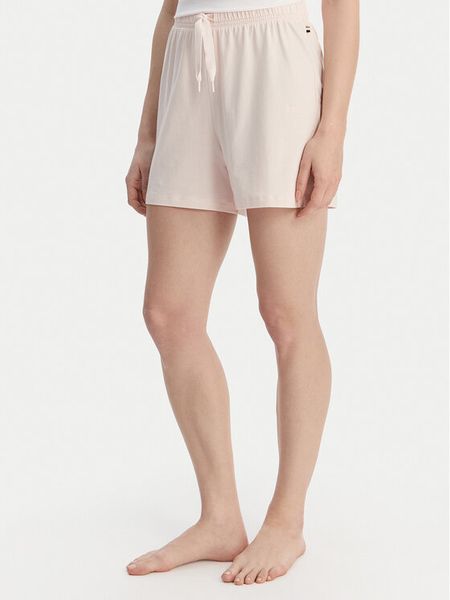 BOSS Szorty piżamowe 50515606 Różowy Regular Fit. Czerwone piżamy Boss, bez wzorów, z bawełny. Za 189,99 zł.