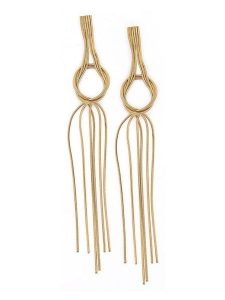 MOODE Kolczyki-wkrętki "Valentine" rozmiar: onesize. Żółte kolczyki MOODE, ze stali. Za 52,99 zł.