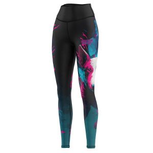 Legginsy sportowe damskie z wysokim stanem EXTREME HOBBY VIVID BULL TERRIER. Czarne legginsy EXTREME HOBBY, bez wzorów, z elastanu, z podwyższonym stanem. Za 229,00 zł.