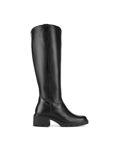 Lasocki Kozaki ARC-6207-03 Czarny. Czarne kozaki Lasocki, bez wzorów, ze skóry, bez obcasa, na słupku, bez zapięcia. Za 399,99 zł.