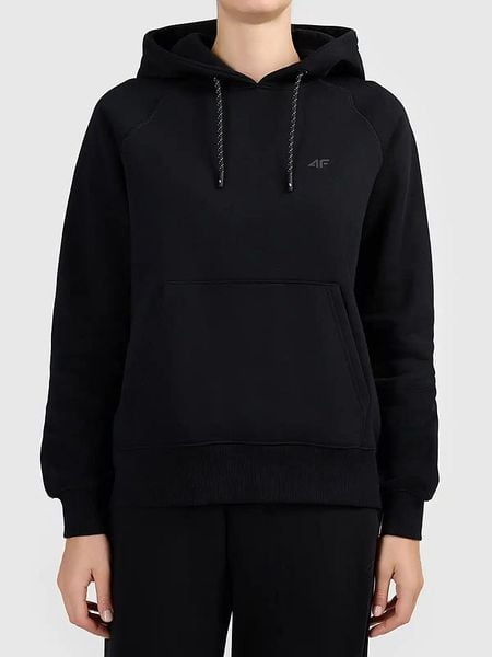 4F Bluza w kolorze czarnym rozmiar: L. Czarne bluzy 4f, l, bez wzorów, z kapturem. Za 93,51 zł.