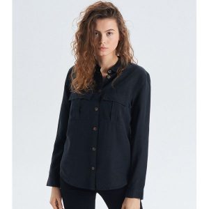 Koszula z kieszeniami - Szary. Koszule marki Cropp. W wyprzedaży za 39,99 zł.