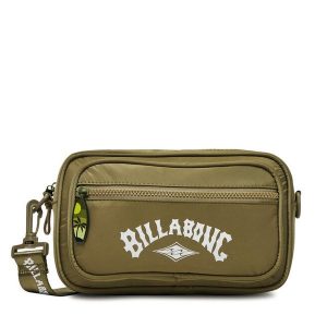Torebka Billabong. Zielone listonoszki Billabong, bez wzorów, bez dodatków. Za 119,99 zł.
