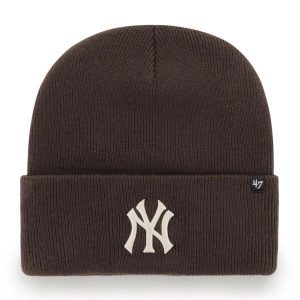 Czapka zimowa turystyczna uniseks 47 Brand New York Yankees. Brązowe czapki 47 Brand, bez wzorów, sportowe. Za 129,00 zł.