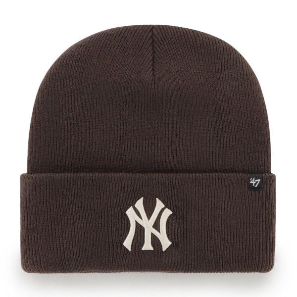 Czapka zimowa turystyczna uniseks 47 Brand New York Yankees. Brązowe czapki 47 Brand, bez wzorów, sportowe. Za 129,00 zł.