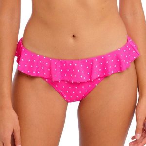 Figi do kostiumów kąpielowych dla kobiet Freya Jewel Cove. Czerwone figi Freya, bez wzorów, z elastanu. Za 169,00 zł.
