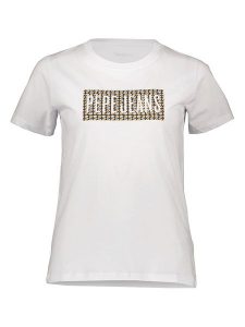 Pepe Jeans Koszulka w kolorze białym rozmiar: S. Białe bluzki Pepe Jeans, s, bez wzorów, z bawełny, bez kołnierzyka, bez ramiączek. Za 96,60 zł.