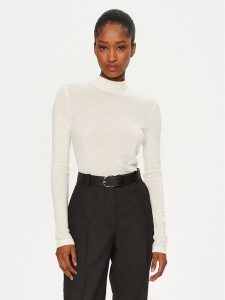 Calvin Klein Golf K20K208047 Écru Slim Fit. Golfy Calvin Klein, bez wzorów, z lyocellu. Za 199,99 zł.