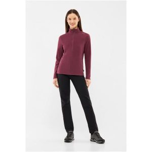 Bluza damska VIKING Tesero Lady Polartec. Brązowe bluzy Viking, bez wzorów, bez kaptura. Za 239,90 zł.