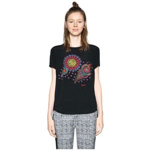 Desigual Koszulka Damska Blus More Fantasy 18Swbw58 2000 (Rozmiar L). Bluzki marki Desigual. W wyprzedaży za 156,00 zł.