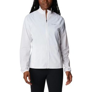 Kurtka do biegania damska Columbia Endless Trail Wind Shell. Białe kurtki Columbia, s, bez wzorów, bez kaptura. Za 459,00 zł.