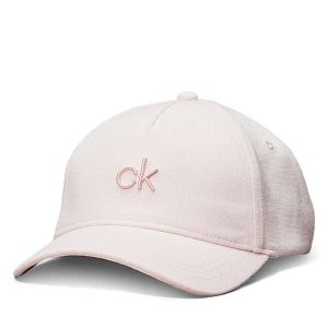 Czapka z daszkiem Calvin Klein. Czerwone czapki Calvin Klein, bez wzorów. Za 129,99 zł.