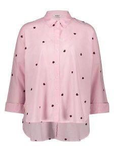 ONLY Koszula w kolorze jasnoróżowym rozmiar: XS. Różowe koszule ONLY, xs, bez wzorów, z bawełny, bez kołnierzyka, bez ramiączek. Za 104,99 zł.