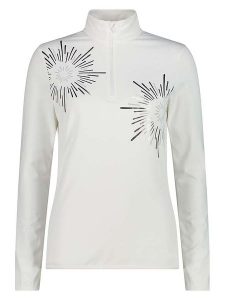 CMP Bluza polarowa w kolorze białym rozmiar: 44. Białe bluzy CMP, bez wzorów, z materiału, bez kaptura. Za 156,55 zł.