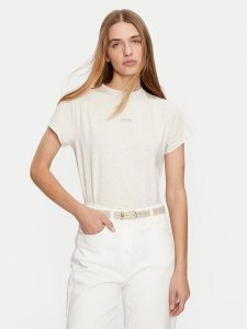 Boss T-Shirt Bea 50525711 Écru Regular Fit. T-shirty Boss, l, bez wzorów, bez kołnierzyka, bez ramiączek. Za 179,99 zł.