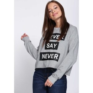 Szara Bluza Five Minutes More. Bluzy marki 4f. Za 69,99 zł.