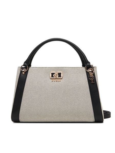 Guess Torebka Karnilla HWAG97 19070 Beżowy. Brązowe kuferki Guess, z aplikacjami, z materiału, bez dodatków. Za 679,99 zł.