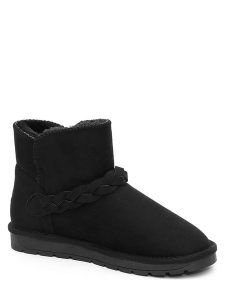 ISLAND BOOT Botki zimowe w kolorze czarnym rozmiar: 40. Czarne botki Island Boot, na zimę, bez wzorów, z materiału, bez obcasa, bez zapięcia. Za 128,25 zł.