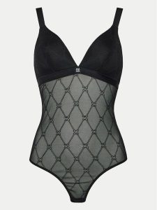 Hugo Body 50527187 Czarny. Czarne body i gorsety Hugo, bez wzorów, z syntetyku. Za 199,99 zł.