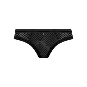 Stringi damskie Freya Tailored. Czarne stringi FREYA ACTIVE, bez wzorów, z koronki. Za 150,50 zł.