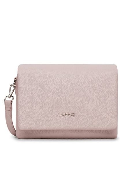 Lasocki Torebka LSK-X-003-07 Różowy. Czerwone listonoszki Lasocki, bez wzorów, ze skóry, bez dodatków. Za 159,99 zł.