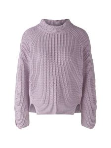 Oui Sweter w kolorze fioletowym rozmiar: 44. Różowe swetry oversize Oui, bez wzorów, z bawełny, bez ramiączek. Za 152,98 zł.