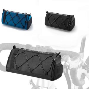 Torba rowerowa Rockbros na kierownicę. Czarne torebki klasyczne ROCKBROS, bez wzorów, bez dodatków. Za 84,99 zł.