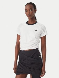 Adidas T-Shirt Adiluna Season 2 X Jennie Layered LD4968 Biały Regular Fit. Białe t-shirty ADIDAS, m, bez wzorów, z bawełny, bez kołnierzyka, bez ramiączek. Za 239,99 zł.