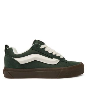 Tenisówki Vans. Zielone trampki Vans, bez wzorów, bez zapięcia. Za 287,99 zł.