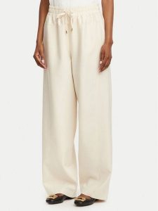 Liu Jo Sport Spodnie dresowe TA6192 T327A Kremowy Loose Fit. Białe spodnie dresowe Liu Jo Sport, l, bez wzorów, z dresówki. Za 443,99 zł.