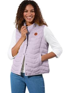 WITT WEIDEN Kamizelka pikowana w kolorze lawendowym rozmiar: 52. Różowe kamizelki WITT WEIDEN, z aplikacjami, ze skóry, bez kołnierzyka, bez ramiączek, bez kaptura. Za 82,99 zł.