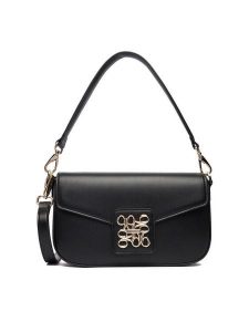 Nine West Torebka CEO-Celest-LDA8444 Czarny. Czarne torebki klasyczne Nine West, bez wzorów, z materiału, bez dodatków. Za 169,99 zł.