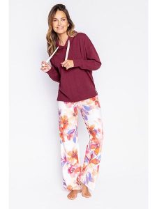 PJ Salvage Bluza w kolorze bordowym rozmiar: XL. Czerwone bluzy PJ Salvage, xl, bez wzorów, z kapturem. Za 92,21 zł.