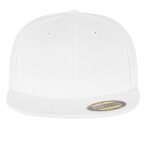 Czapka Z Daszkiem Premium 210. Białe czapki FLEXFIT, bez wzorów. Za 88,99 zł.
