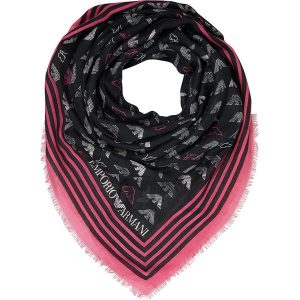 Emporio Armani Chusta nero/rosa acceso. Apaszki i chusty marki Emporio Armani. Za 459,00 zł.