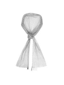 Patrizia Pepe Chusta na głowę 8F0128/J405-S980 Srebrny. Szare apaszki i chusty Patrizia Pepe, bez wzorów, z poliesteru. Za 419,99 zł.