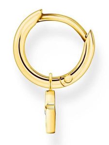Thomas Sabo Pozłacany kolczyk-kreola rozmiar: onesize. Żółte kolczyki Thomas Sabo, pozłacane. Za 166,88 zł.
