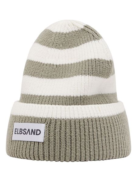 ELBSAND Czapka beanie "Norid" w kolorze biało-beżowym rozmiar: onesize. Białe czapki ELBSAND, bez wzorów, z materiału. Za 91,56 zł.