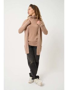 AUTHENTIC CASHMERE Kaszmirowy kardigan "Cimet" w kolorze beżowym rozmiar: M. Brązowe kardigany AUTHENTIC CASHMERE, z kaszmiru. Za 465,95 zł.