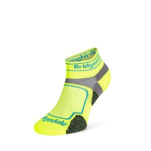 Skarpety do biegania unisex Bridgedale Ultra Lt T2 Coolmax Sport Low. Żółte skarpetki Bridgedale, bez wzorów. Za 74,99 zł.