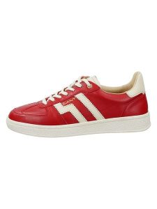 GANT Footwear Skórzane sneakersy "Cuzima" w kolorze czerwonym rozmiar: 40. Czerwone trampki GANT Footwear, bez wzorów, bez zapięcia. Za 248,85 zł.