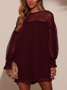 Milan Kiss Sukienka w kolorze bordowym rozmiar: XL. Czerwone sukienki Milan Kiss, na co dzień, xl, bez wzorów, bez kołnierzyka, bez ramiączek, mini, proste. Za 173,99 zł.