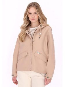 Schmuddelwedda Kurtka przejściowa w kolorze beżowym rozmiar: S. Brązowe kurtki Schmuddelwedda, s, bez wzorów, bez kaptura. Za 339,99 zł.